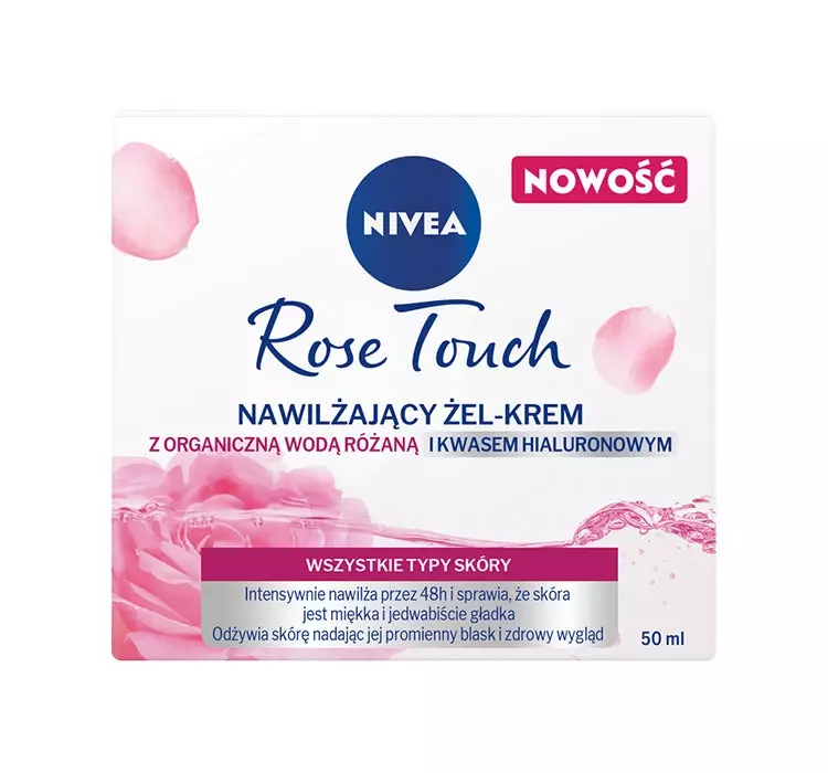 Nivea ROSE TOUCH NAWILŻAJĄCY ŻEL-KREM DO TWARZY 50ML