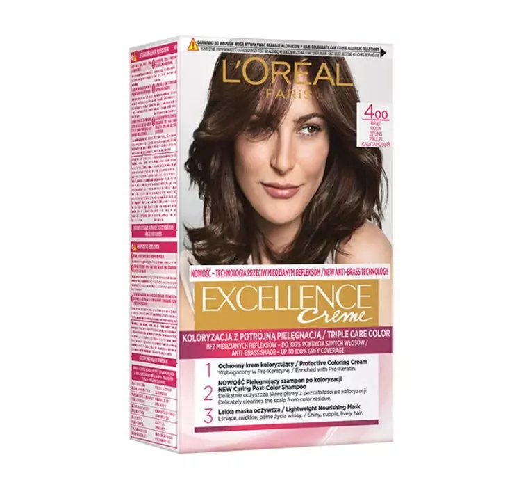 Loreal Excellence Creme 4 Brąz