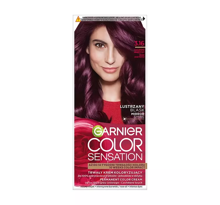 Garnier Garnier Color Sensation farba do włosów 3.16 Głęboki Ametyst 1szt