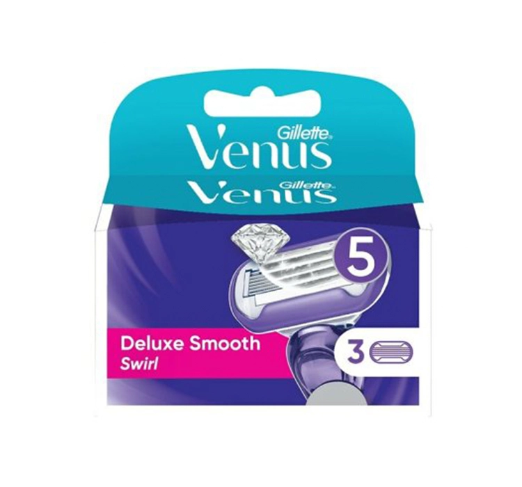 GILLETTE VENUS SWIRL EXTRA SMOOTH WKŁADY DO MASZYNKI DO GOLENIA DLA KOBIET 3 SZTUKI