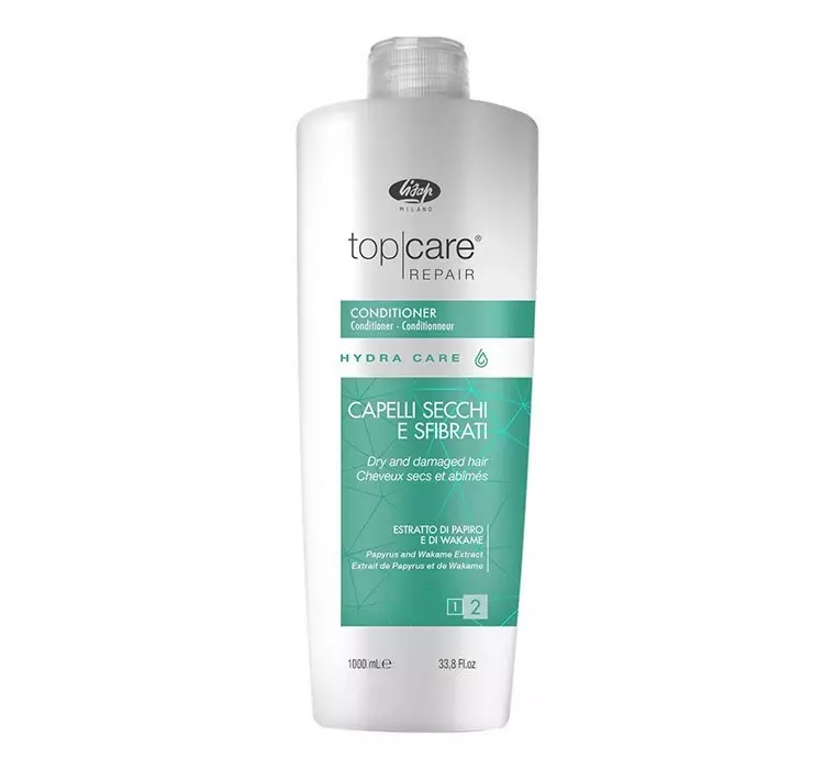 Lisap milano Top Care Hydra algi odżywka suche zniszczone włosy 1000ml TOP CARE HYDRA ODŻYWKA 1000