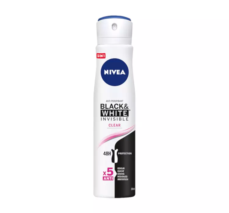 Nivea Dezodorant INVISIBLE CLEAR spray 250 ml damski