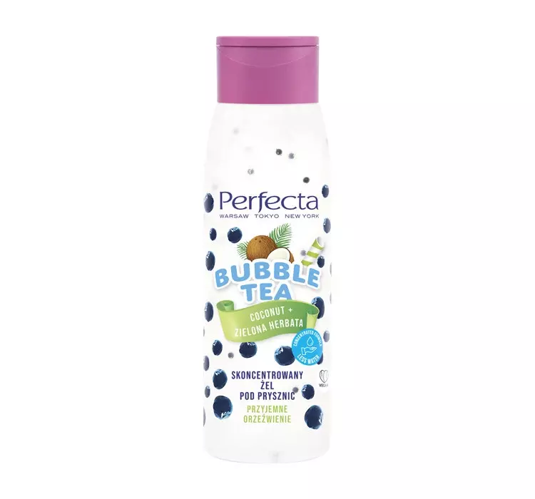 Perfecta Perfecta Bubble Tea skoncentrowany żel pod prysznic Coconut + Zielona Herbata 010214754