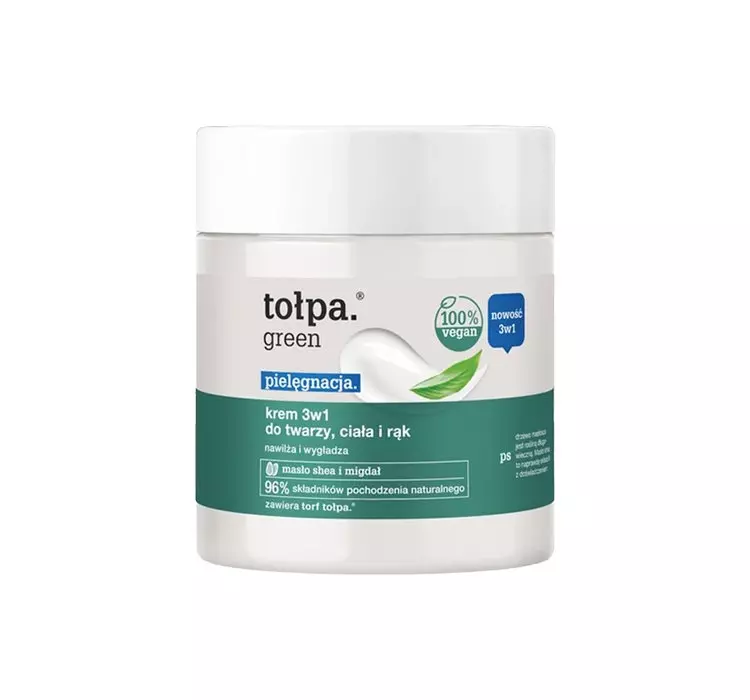 Tołpa GREEN 3W1 KREM DO TWARZY RĄK CIAŁA 250ML 5902719419102