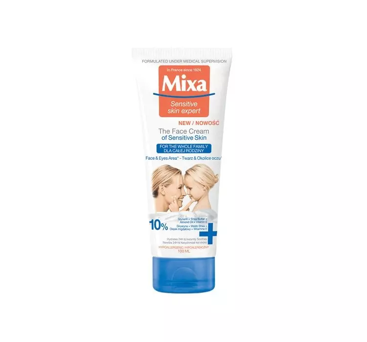 Mixa KREM NA TWARZ I OKOLICE OCZU DLA CAŁEJ RODZINY 100ML