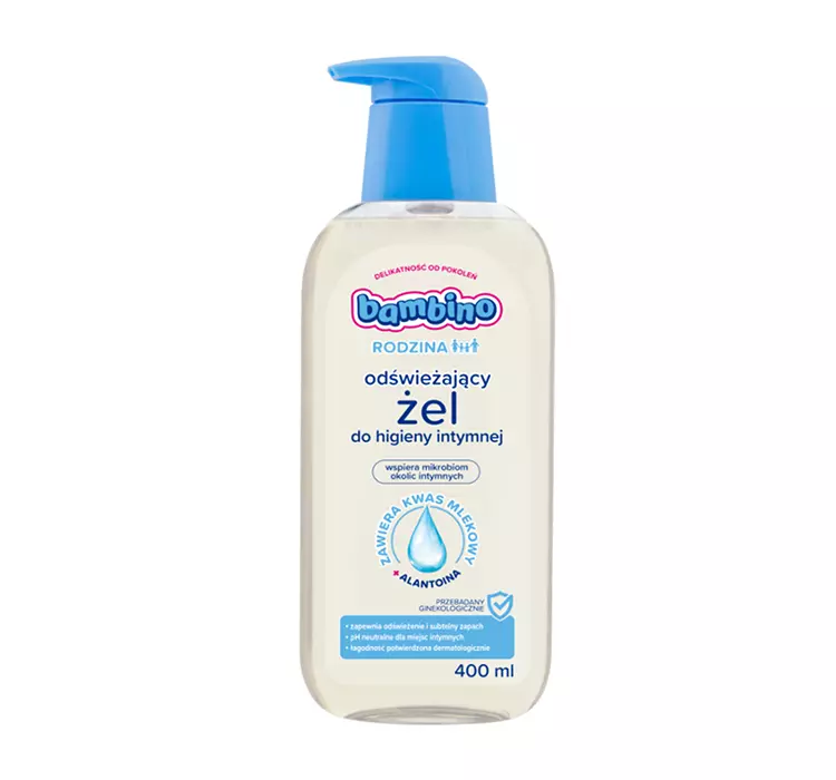 Bambino Bambino Rodzina Żel do higieny intymnej Hipoalergiczny 400 ml