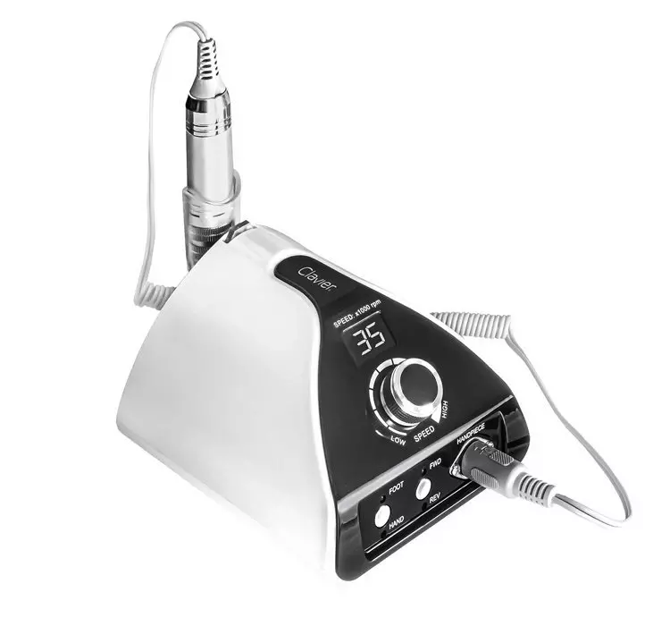 Frezarka do manicure Clavier ZS-710 65W 35000 obr., czarno-biała