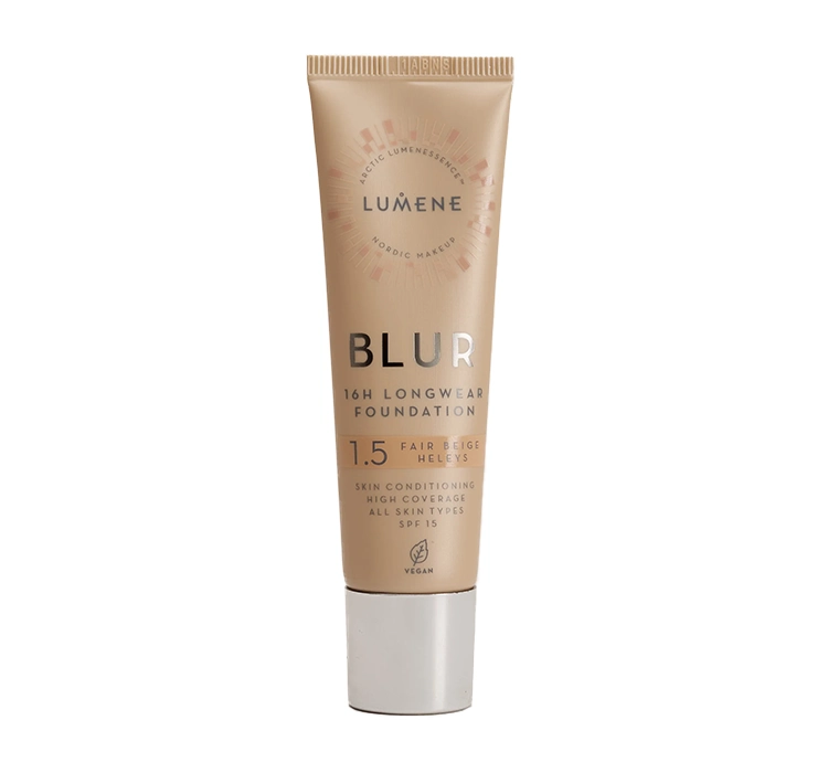 Lumene Blur16h Longwear Foundation SPF15 wygładzający 1.5 Fair Beige