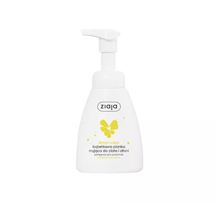 Ziaja PRZYSMAKI BĄBELKOWA PIANKA DO CIAŁA I DŁONI LEMON CAKE 250ML