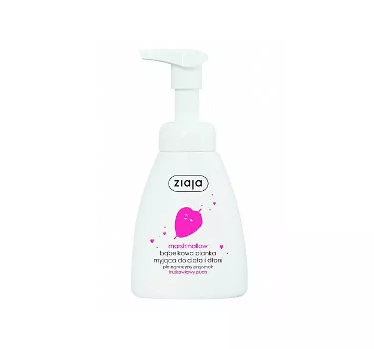 Ziaja Marshmallow bąbelkowa pianka myjąca do ciała i dłoni 250 ml