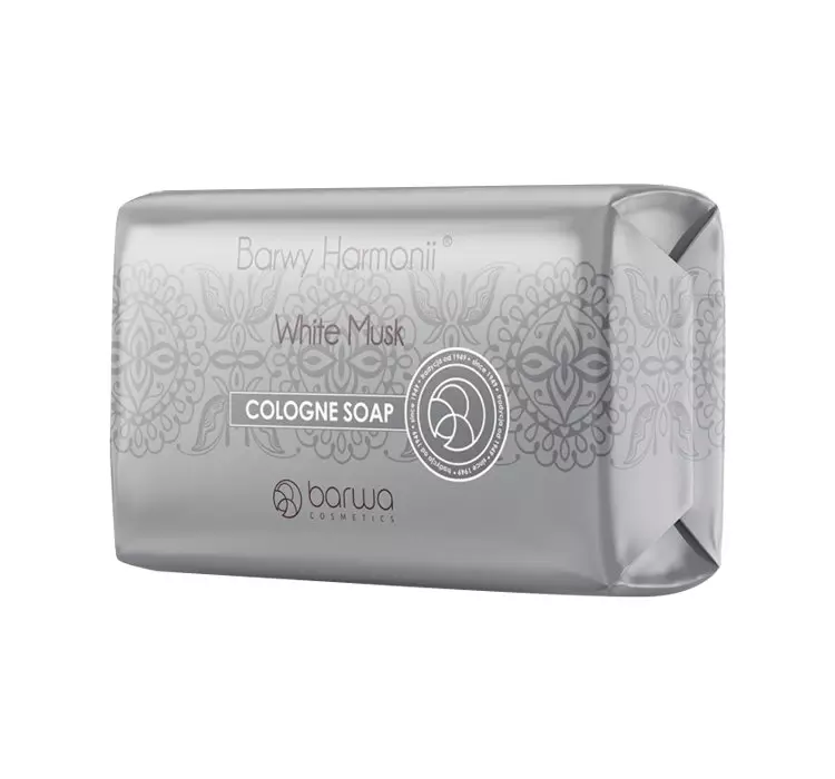 Barwa Cologne Soap - WHITE MUSK - Piżmowe mydło w kostce BARSMPI