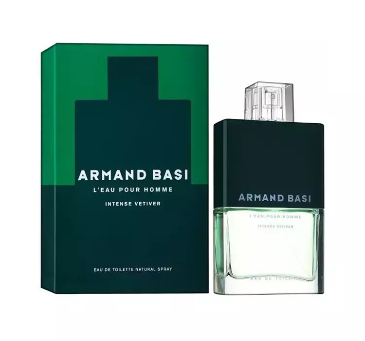 Armand Basi, L'eau Pour Homme Intense Vetiver, woda toaletowa, 125 ml