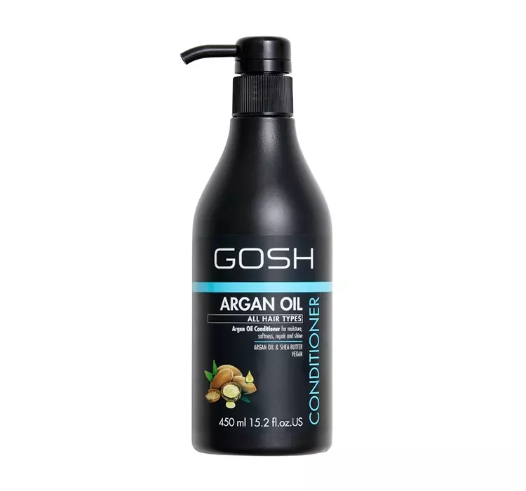 Gosh, Argan Oil, Odżywka zmiękczająca z olejem arganowym, 450 ml
