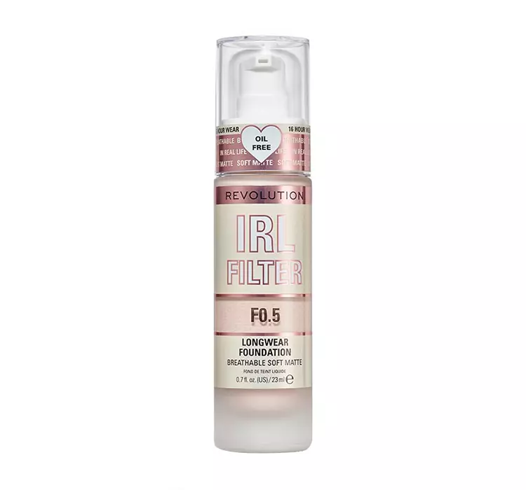 MAKEUP REVOLUTION IRL FILTER DŁUGOTRWAŁY PODKŁAD DO TWARZY F0.5 23ML