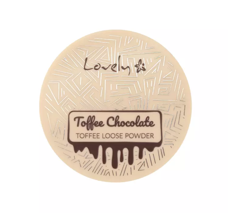 LOVELY Toffe Chocolate Loose Powder Czekoladowy, matowy puder brązujący do twarzy i ciała z ekstraktem z Nasion Kakao 8g