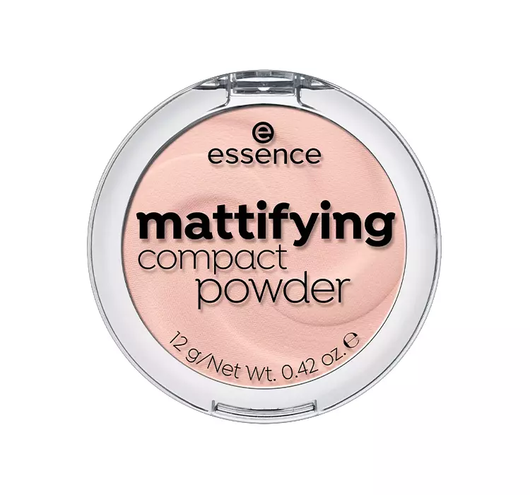 Essence Mattifying Compact Powder, puder matujący w kompakcie 10 Light Beige, 11 g