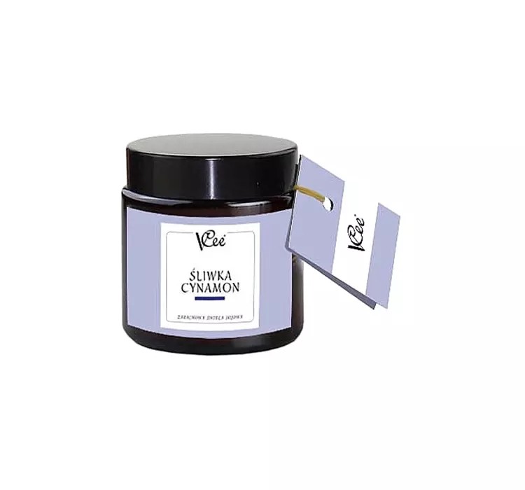 VCEE ŚWIECA ZAPACHOWA ŚLIWKA CYNAMON 120ML