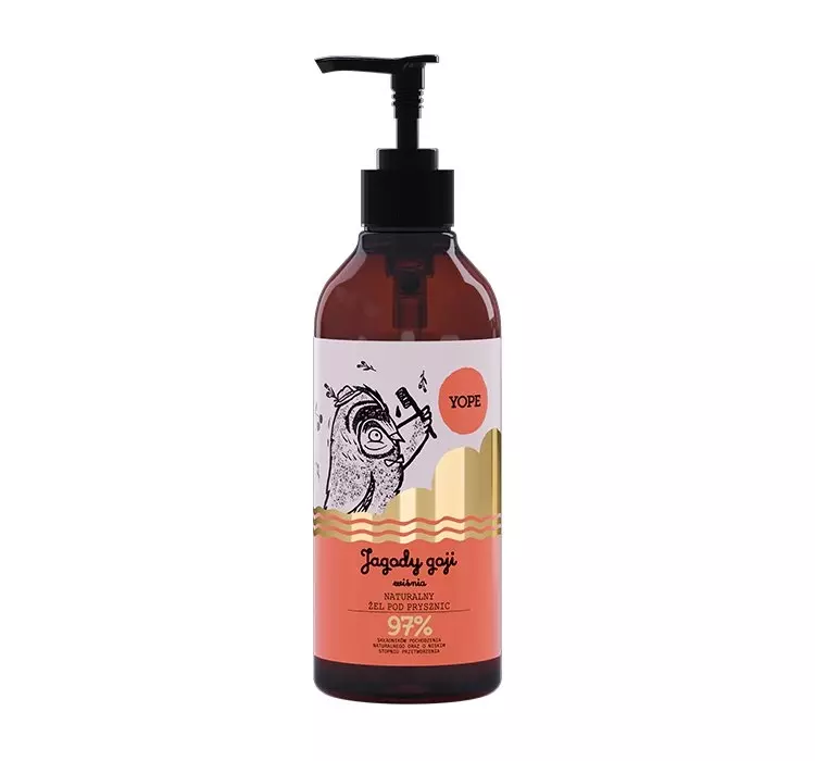 YOPE żel pod prysznic Jagody Goji i Wiśnia 400ml