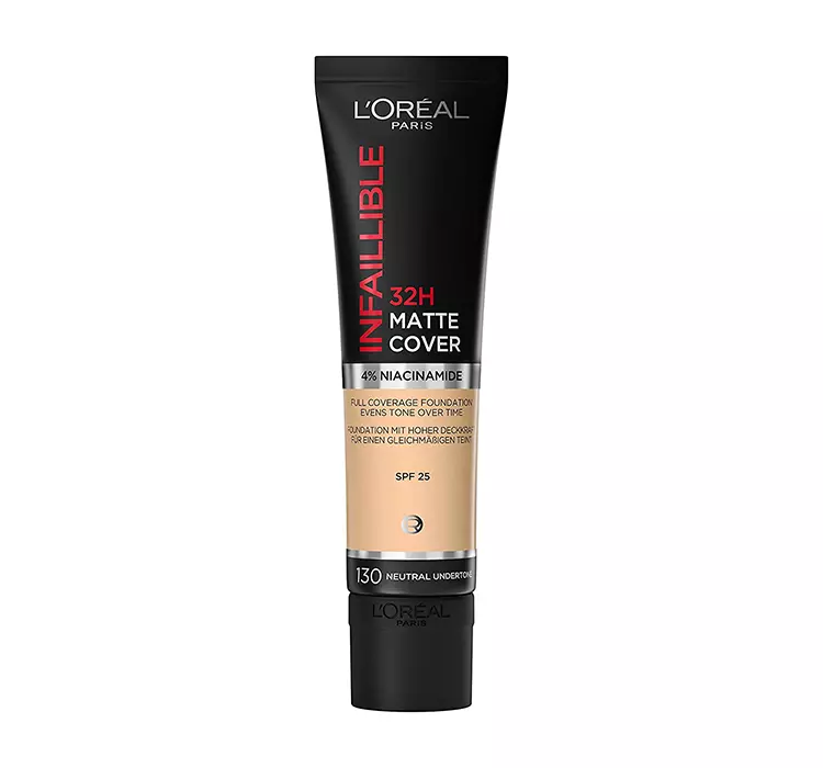 Maybelline Loreal Podkład Infallible 24H Matte Cover nr 130 True Beige 30ml SO_112170