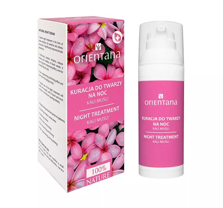 Orientana Kojąca kuracja Kali Musli do twarzy na noc 50ml