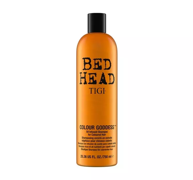 Tigi Bed Head Colour Goddess Oil Infused Shampoo 750 ML obudowa trisier koniec refleksu do włosów święci 750 ML 300461