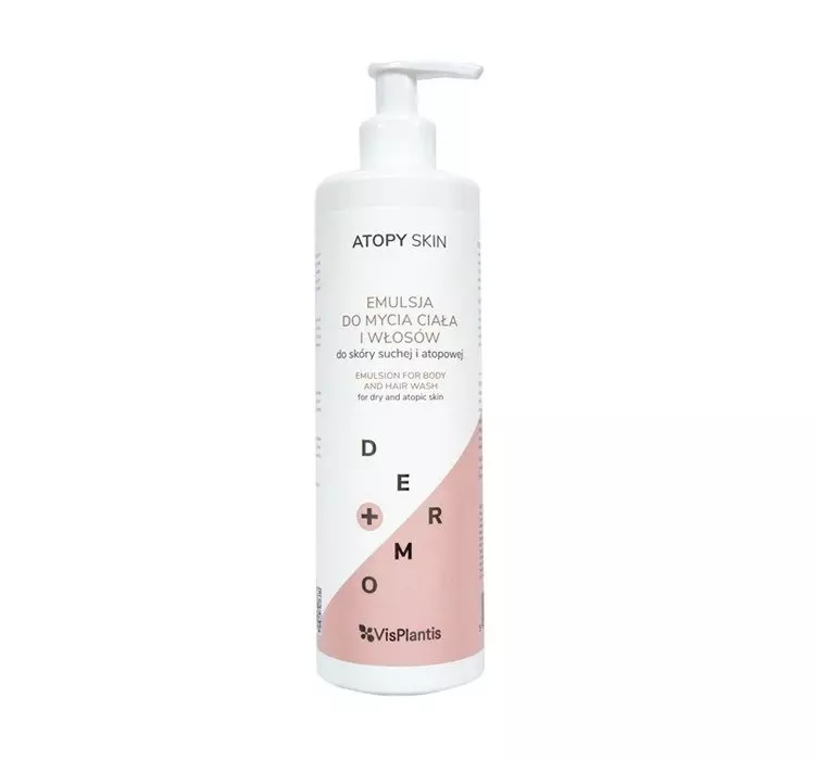 Green Pharmacy PHARM Pharm Vis Plantis Atopy Skin emulsja do mycia ciała i włosów 400 ml