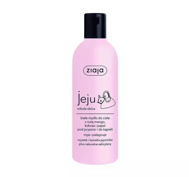 Ziaja Jeju Róż Białe mydło do ciała 300ml 47179-uniw