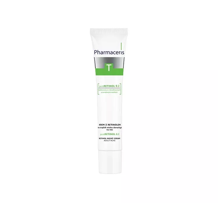 DR IRENA ERIS Pharmaceris T pure Retinol 0,3 krem z retinolem na trądzik wieku dorosłego na noc 40 ml