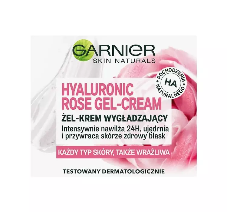 Garnier Hyaluronic Rose krem wygładzający 50ml