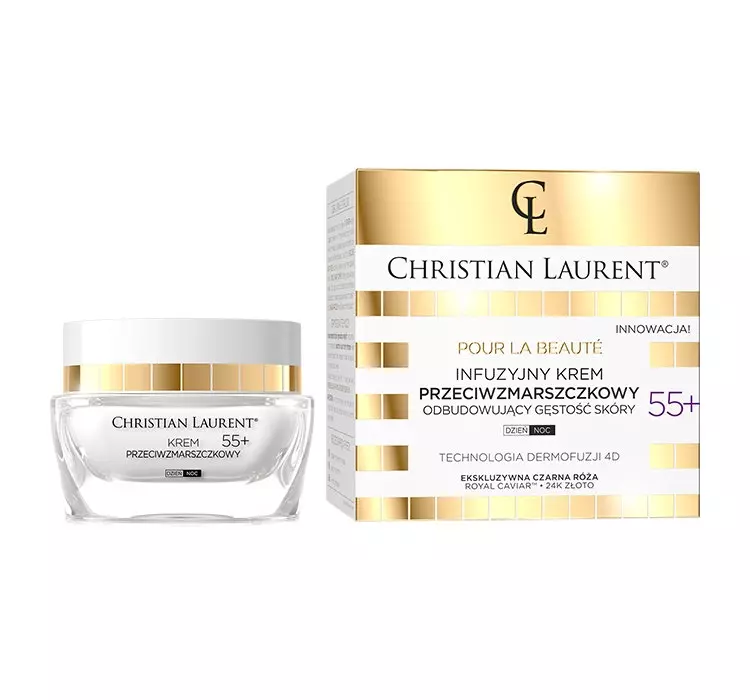 Christian Laurent CHRISTIAN LAURENT PRZECIWZMARSZCZKOWY KREM ODBUDOWUJĄCY 55+ 50ML