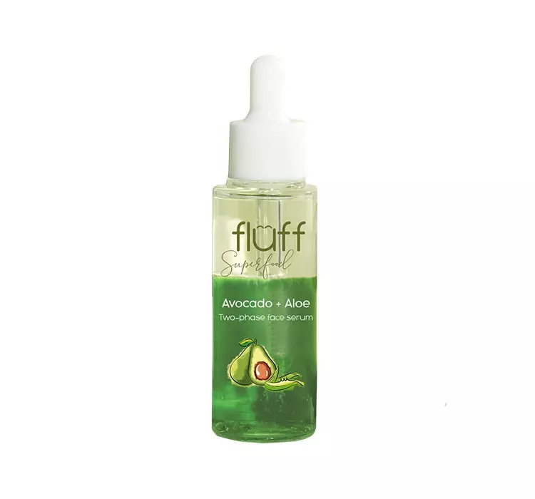 Fluff FLUFF SERUM DO TWARZY DWUFAZOWE ALOES AWOKADO 40ML 5902539711561