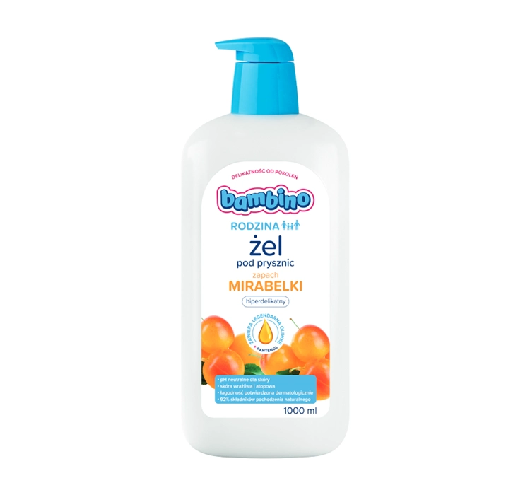 Bambino Rodzina Żel pod prysznic mirabelka 1000ml BAM-00053