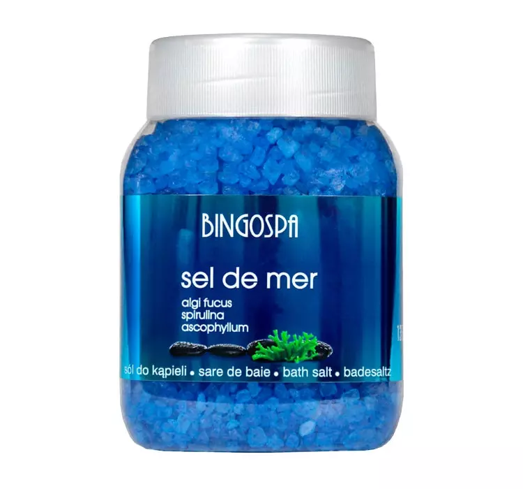 BingoSpa Sól morska do kąpieli z algami Fucus, Spiruliną i Ascophyllum - BingoSpa Sel De Mer Algi Fucus Apirulina Ascophyllum