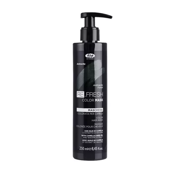 LISAP MILANO REFRESH COLOR MASK MASKA KOLORYZUJĄCA DO WŁOSÓW ANTHRACITE 250ML
