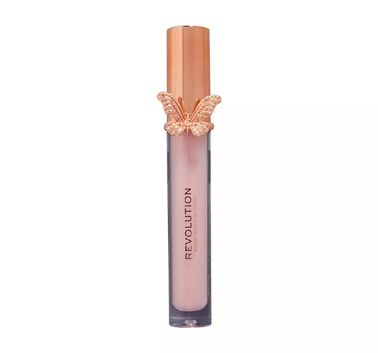 Makeup Revolution Forever Butterfly lśniący błyszczyk do ust odcień Fly Clear 5,5 ml