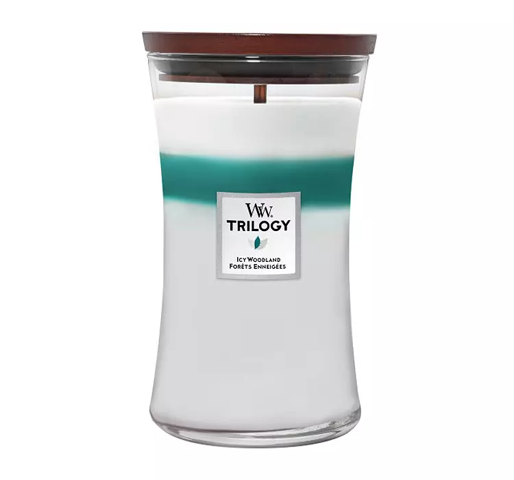 WoodWick Świeca zapachowa Trilogy Icy Woodland