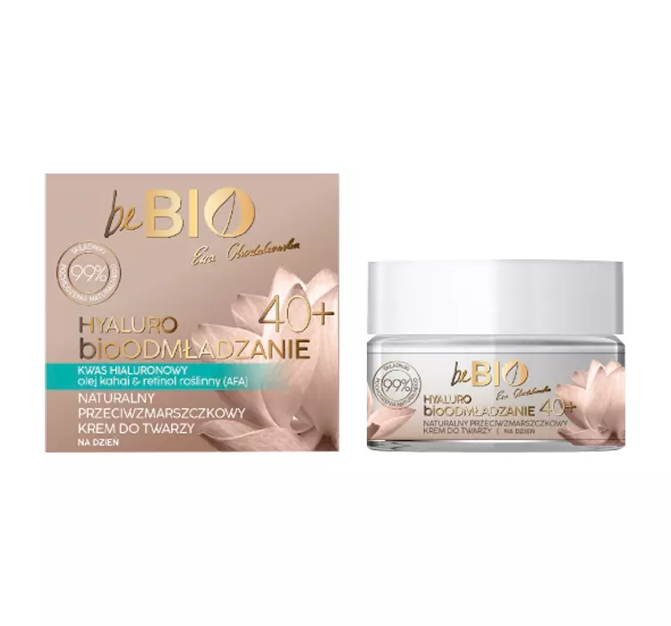 BeBio Ewa Chodakowska Hyaluro bioOdmładzanie 40+ naturalny krem do twarzy na dzień 50ml 109709-uniw