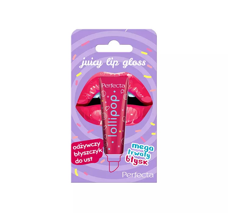 Perfecta, Lip Gloss, Nawilżający błyszczyk do ust Lolipop, 10g