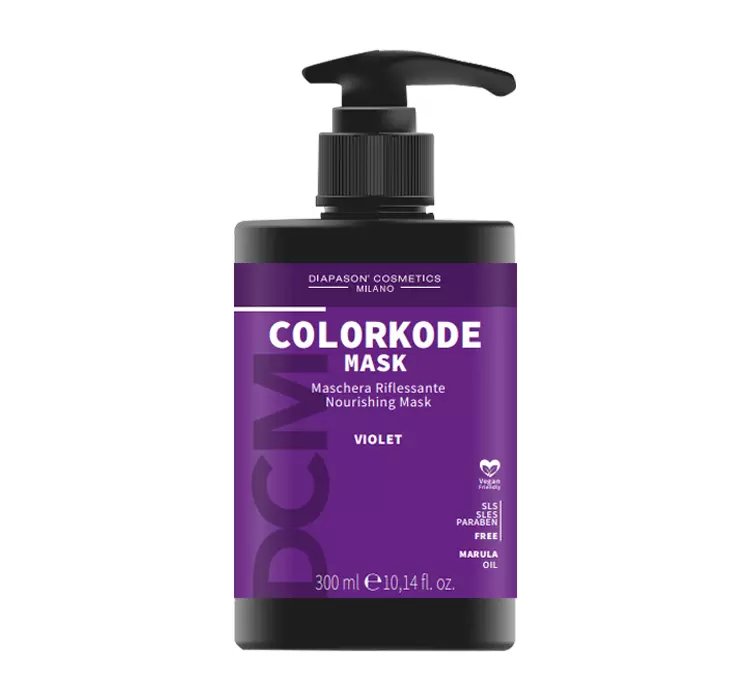 DIAPASON COSMETICS MILANO COLOURCODE KOLORYZUJĄCA MASKA DO WŁOSÓW VIOLET 300ML