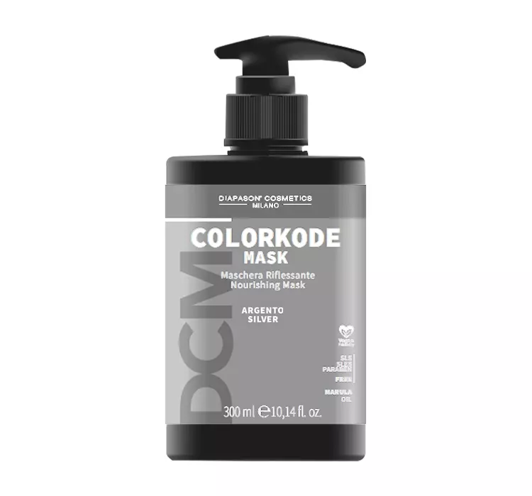 DIAPASON COSMETICS MILANO COLOURCODE KOLORYZUJĄCA MASKA DO WŁOSÓW SILVER 300ML