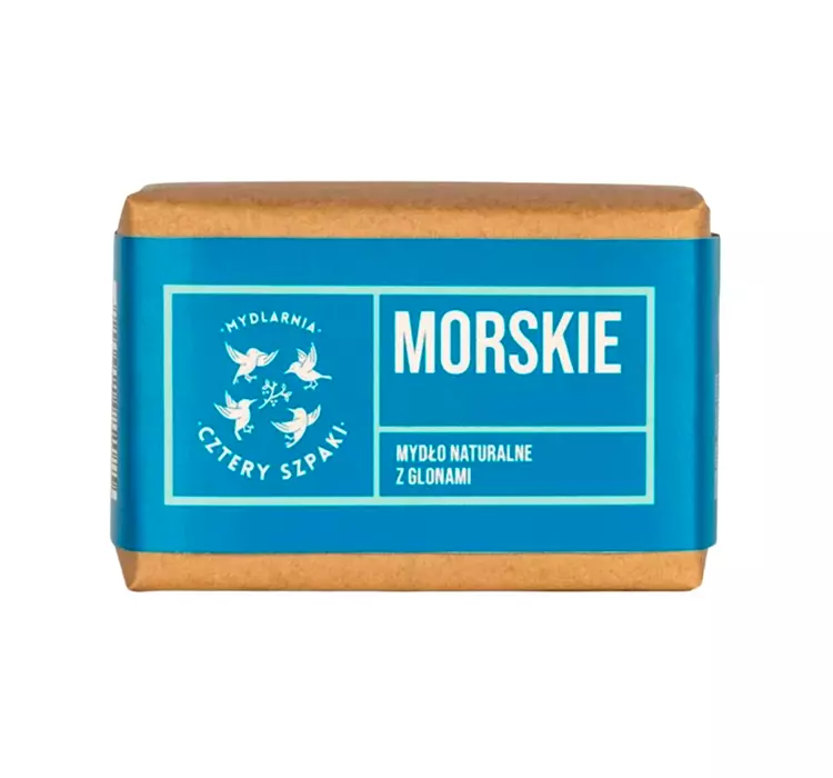 Mydlarnia 4 Szpaki Mydło morskie - mydło naturalne z glonami 110 g