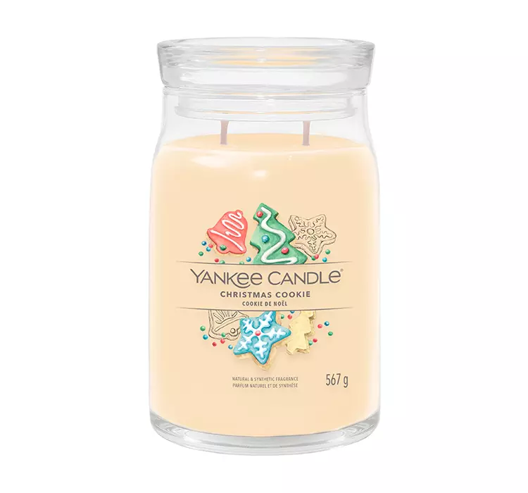 YANKEE CANDLE SIGNATURE ŚWIECA ZAPACHOWA CHRISTMAS COOKIE 567G