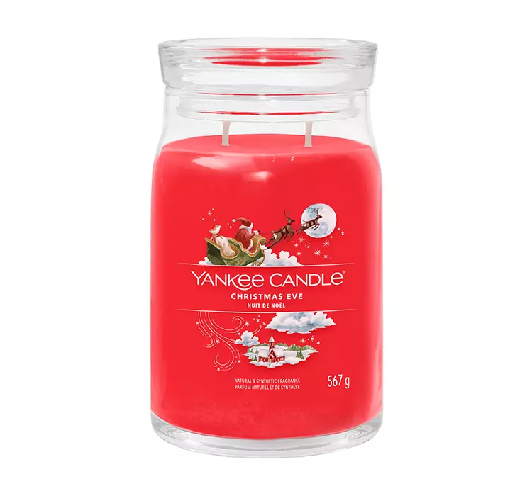 Yankee Candle Christmas Eve Signature Jar Świeca zapachowa 567 g