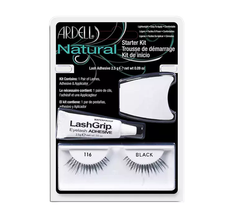 Ardell Fashion LASHES/ NATURAL (starter kit) - Zestaw sztucznych rzęs - 116 ARD6008-116