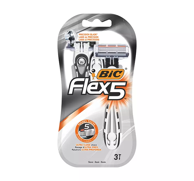 BiC Flex 5 Maszynki do golenia dla mężczyzn 3szt