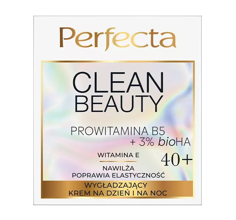 Perfecta Clean Beauty Wygładzający krem na dzień i na noc 40+ 50 ml 010214914
