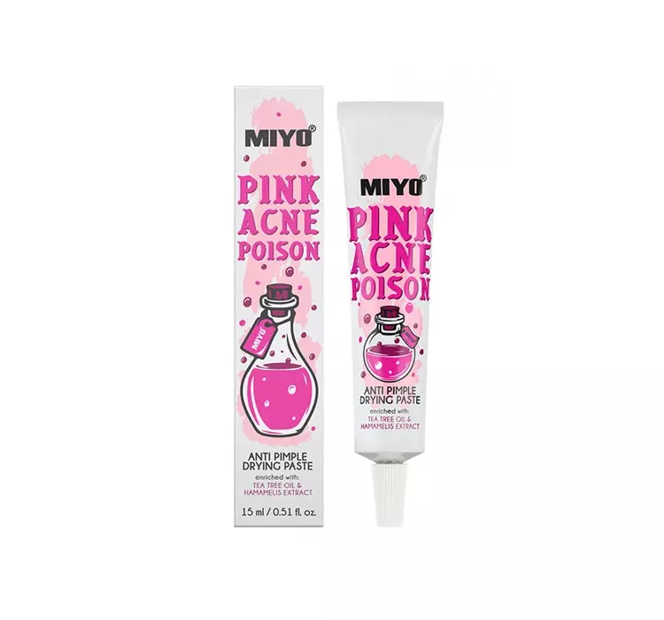 Miyo MIYO PINK ACNE POISON PASTA NA NIEDOSKONAŁOŚCI 15ML 5907510305609