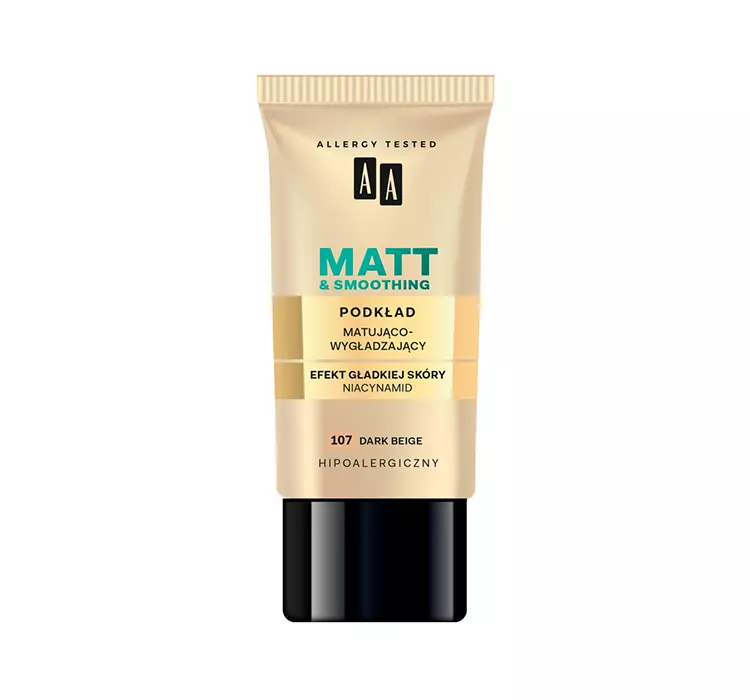 Oceanic AA Make Up Matt Podkład matująco-wygładzający 107 Dark Beige 30ml