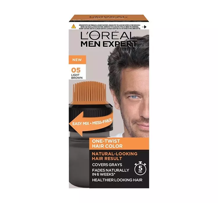 L''oreal L''Oréal - MEN EXPERT - Farba One-Twist do siwych włosów - Dla mężczyzn - 05 Brąz