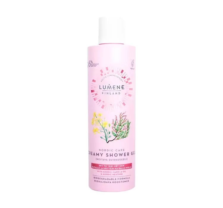 Lumene Nordic Care Kremowy żel pod prysznic 100% vegan 250ml